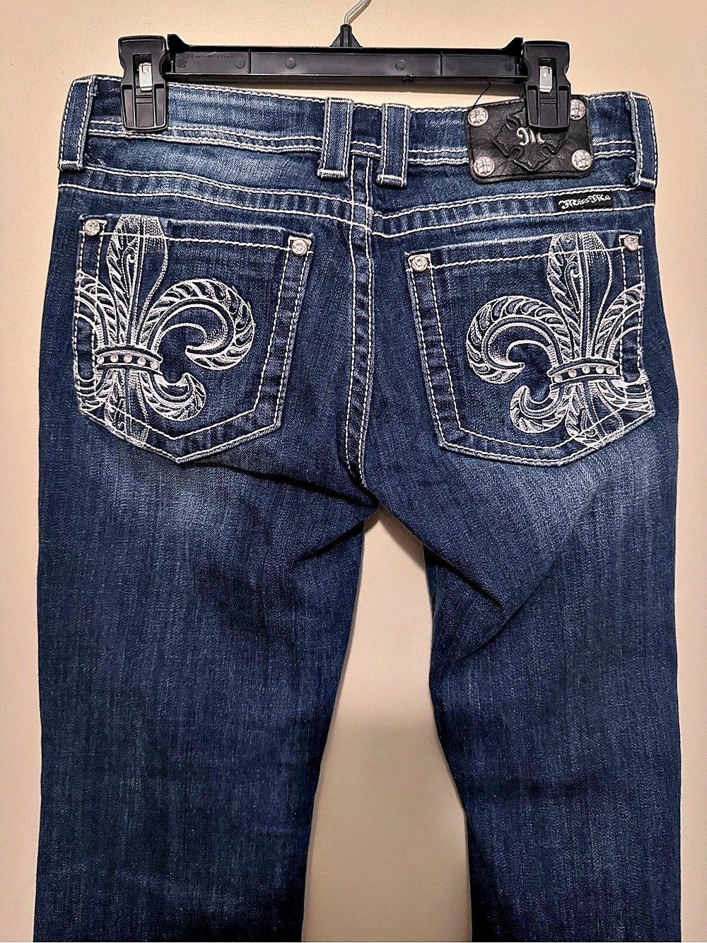 Miss Me Bootcut Jeans Blue Waist 29